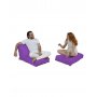 Atelier del Sofa Lazy bag Siesta Sofa Bed Pouf Purple - slika 1
