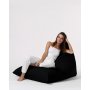 Atelier del Sofa Lazy bag Pyramid Big Bed Pouf Black - slika 4