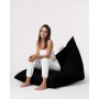 Atelier del Sofa Lazy bag Pyramid Big Bed Pouf Black - slika 5
