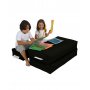 Atelier del Sofa Lazy bag Kids Double Seat Pouf Black - slika 2