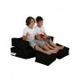 Atelier del Sofa Lazy bag Kids Double Seat Pouf Black - slika 3