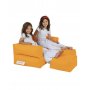 Atelier del Sofa Lazy bag Kids Double Seat Pouf Orange - slika 1