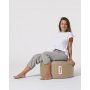 Atelier del Sofa Tabure Round Pouf Mink - slika 1