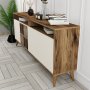 HANAH HOME Komoda Milan Walnut Cream - slika 4
