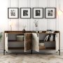 HANAH HOME Komoda Venedik Walnut White Marble - slika 3