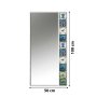 HANAH HOME Dekorativno ogledalo Hn2 Sl - slika 4
