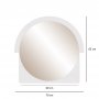 HANAH HOME Dekorativno ogledalo Lucky Mirror White - slika 3