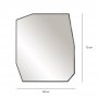 HANAH HOME Dekorativno ogledalo Quartz Mirror Black - slika 4