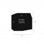 HANAH HOME Dekorativno ogledalo Quartz Mirror Black - slika 5