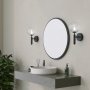 HANAH HOME Dekorativno ogledalo Yuvarlak Mirror Black - slika 1