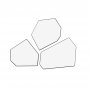 HANAH HOME Dekorativno ogledalo Zen Black - slika 4