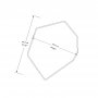 HANAH HOME Dekorativno ogledalo Zen Black - slika 5
