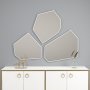 HANAH HOME Dekorativno ogledalo Zen White - slika 1