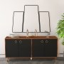 HANAH HOME Dekorativno ogledalo Forza Large Black - slika 2