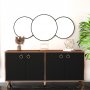HANAH HOME Dekorativno ogledalo Royal Large Black - slika 2