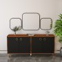 HANAH HOME Dekorativno ogledalo Atlantis Large Black - slika 2