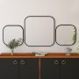 HANAH HOME Dekorativno ogledalo Atlantis Large Black - slika 3