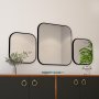 HANAH HOME Dekorativno ogledalo Atlantis Large Black - slika 1