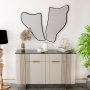 HANAH HOME Dekorativno ogledalo Flex Black - slika 3