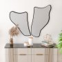HANAH HOME Dekorativno ogledalo Flex Black - slika 1