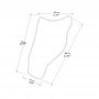 HANAH HOME Dekorativno ogledalo Flex White - slika 5