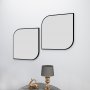 HANAH HOME Dekorativno ogledalo Vero Black - slika 3