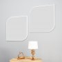 HANAH HOME Dekorativno ogledalo Vero White - slika 3