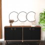 HANAH HOME Dekorativno ogledalo Royal Medium Black - slika 2