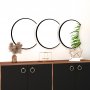 HANAH HOME Dekorativno ogledalo Royal Medium Black - slika 3