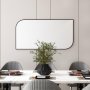 HANAH HOME Dekorativno ogledalo Akron Black - slika 1
