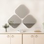 HANAH HOME Dekorativno ogledalo Atlantis Medium White - slika 1