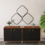 HANAH HOME Dekorativno ogledalo Atlantis Medium Black - slika 3