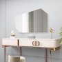 HANAH HOME Dekorativno ogledalo Tarz White - slika 1