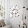 HANAH HOME Dekorativno ogledalo Damla Medium Black - slika 1