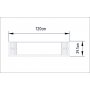 HANAH HOME Dekorativno ogledalo Frida Console White - slika 3