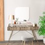 HANAH HOME Dekorativno ogledalo Kappa White - slika 2