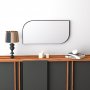 HANAH HOME Dekorativno ogledalo Lume Black - slika 2
