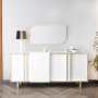 HANAH HOME Dekorativno ogledalo Lume White - slika 3