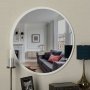 HANAH HOME Dekorativno ogledalo Glob White - slika 1