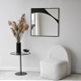 HANAH HOME Ogledalo Abstract 1 Black - slika 1