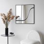 HANAH HOME Ogledalo Abstract 2 Black - slika 2