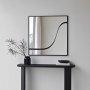HANAH HOME Ogledalo Abstract 2 Black - slika 5