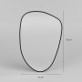HANAH HOME Ogledalo Pietra Nera Black v2 - slika 5