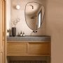 HANAH HOME Ogledalo Pietra Nera Black v2 - slika 1