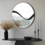 HANAH HOME Ogledalo Abstract 3 Black - slika 5