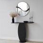 HANAH HOME Ogledalo Abstract 3 Black - slika 1