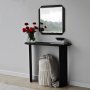 HANAH HOME Ogledalo Carre Black - slika 1
