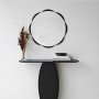 HANAH HOME Ogledalo Fiore 1 Black - slika 4