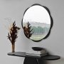 HANAH HOME Ogledalo Fiore 1 Black - slika 1