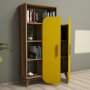 HANAH HOME Polica za knjige Form Walnut Yellow - slika 2